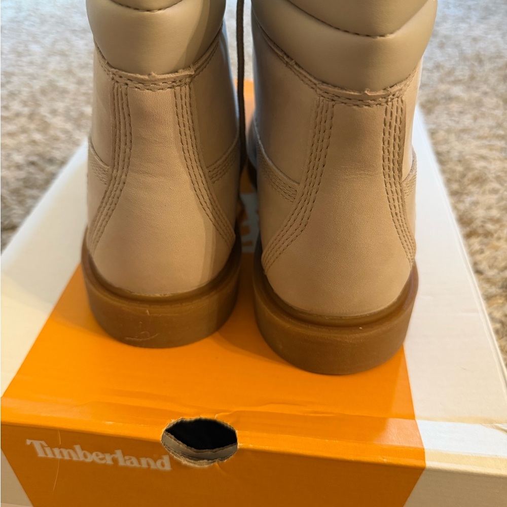 Timberland Women's light taupe Waterproof Boots - Picture 3 of 5